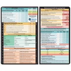 Behavioral Health Screening Adhesive Reference Label 